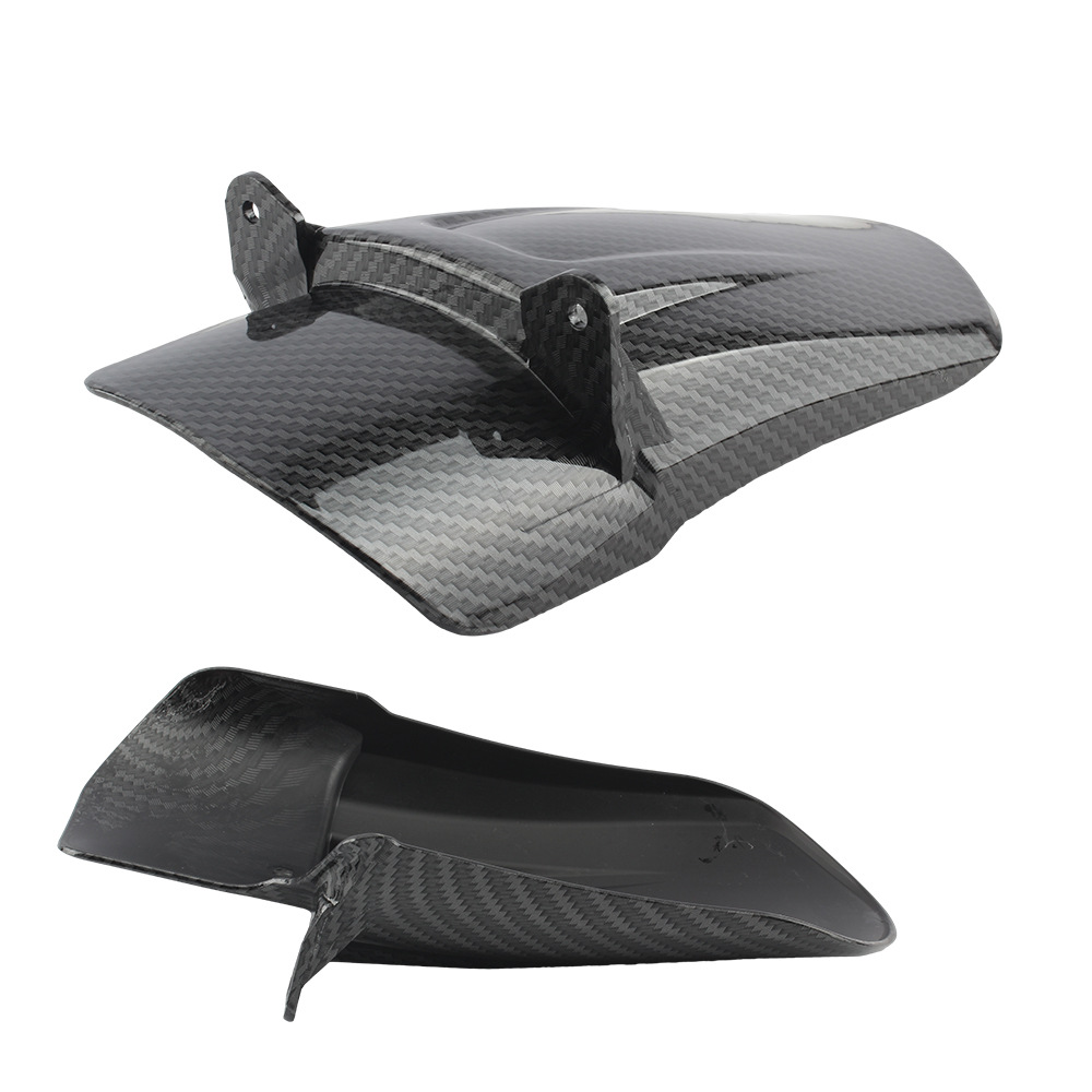 Suitable for Qingfeng Off-Road Motorcycle Rear Fender Fender Modified Rear Shock Absorber Carbon Fiber Fender