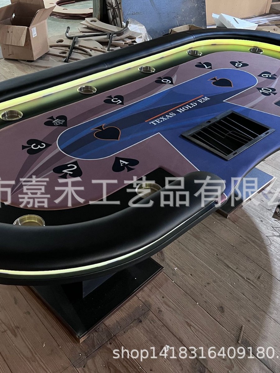 10 people Texas Poker Table Luxury Baccarat Table 21 o'clock Roulette Table
