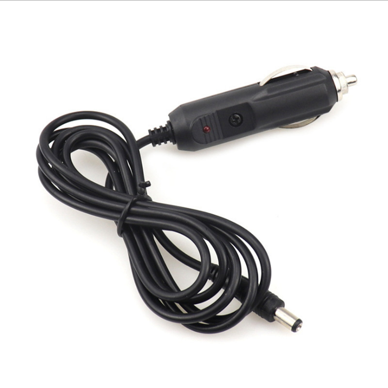 12V24V car cigarette lighter plug to DC male 5.5*2.1mm car charger car power cord
