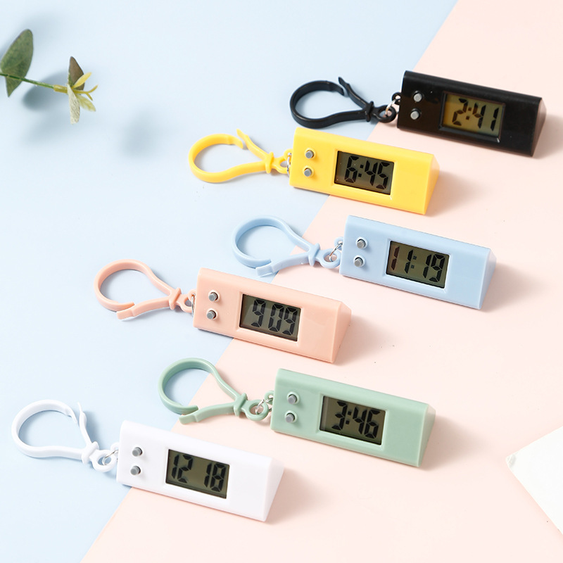 Студенческий длинный треугольный рюкзак брелок электронные часы подарок для мужчин и женщин