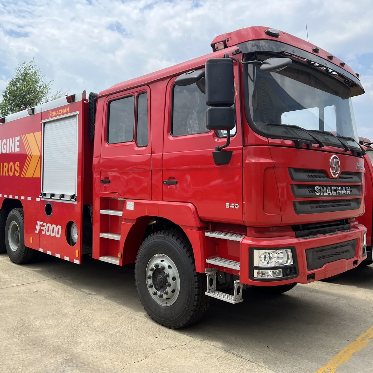 Shaanxi Automobile Delong Tank Fire Truck Foam Fire Truck Ladder Fire Truck (Aerial Work Vehicle)