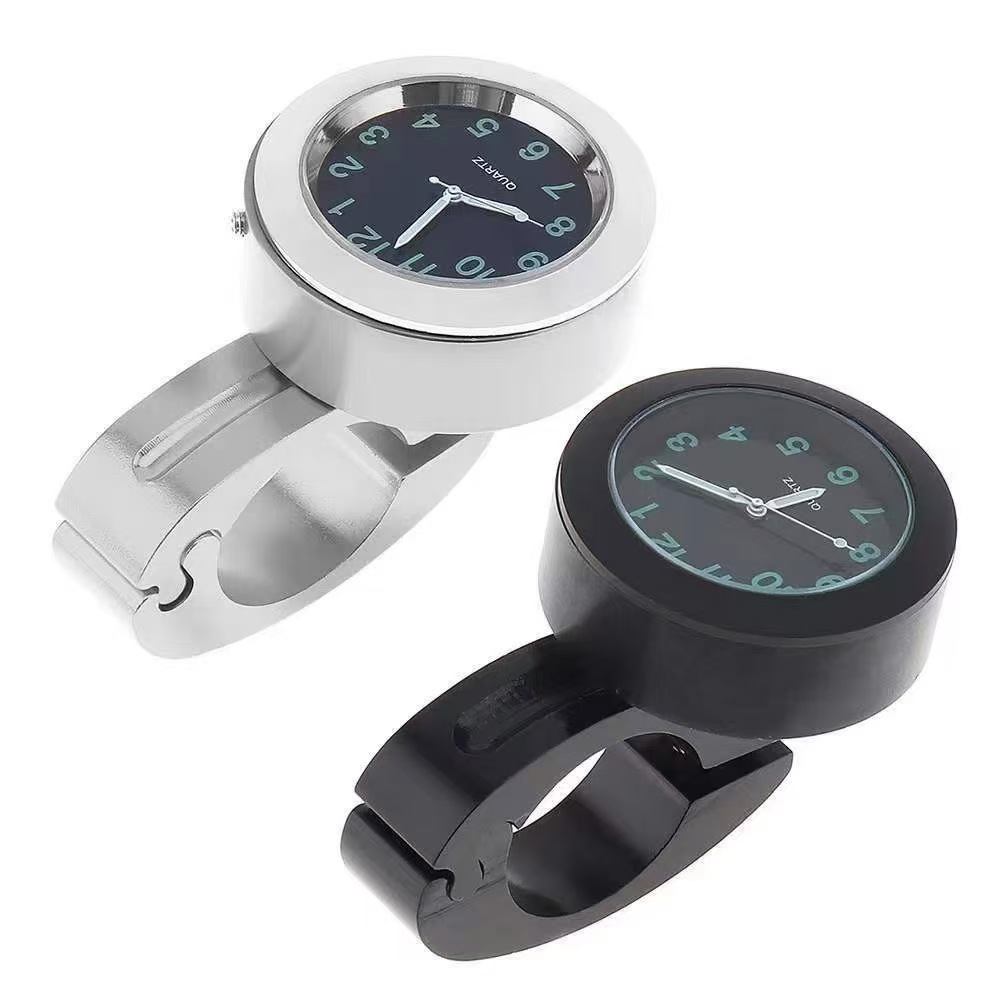 New Luminous Motorcycle Clock Watch Electric Vehicle Modified Handlebar Waterproof Watch Clock Car Watch Spot Wholesale