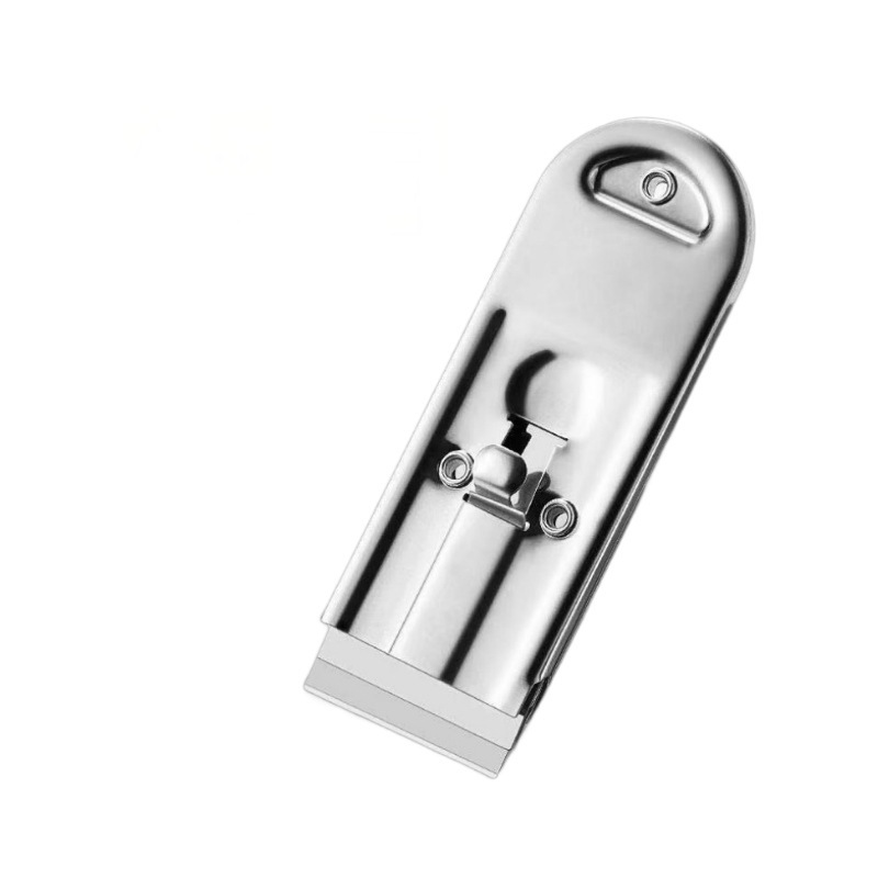 Stainless Steel Cleaning Scraper Household Multifunctional Kitchen Oil Stain Removal Scraper Replaceable Blade Floor Scraper