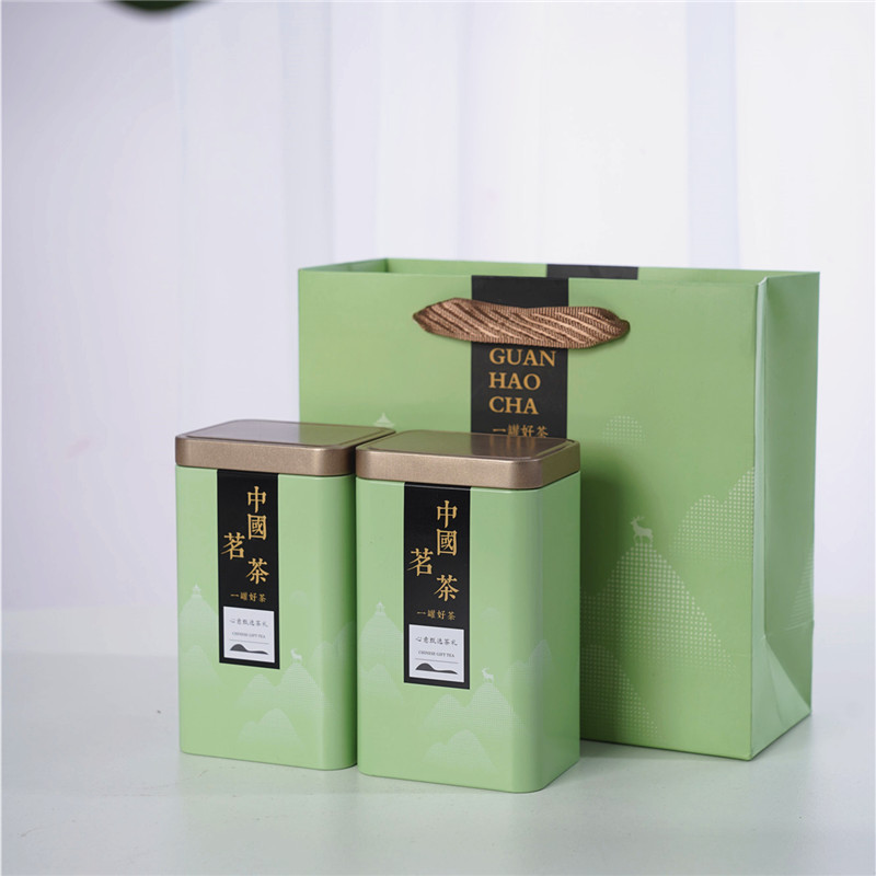 125g Tea Leaves 250g Green Tea Longjing Tea Leaves Canister Jinjunmei Small Seed Black Tea Tin Empty Can Tea Can Metal Manufacturer