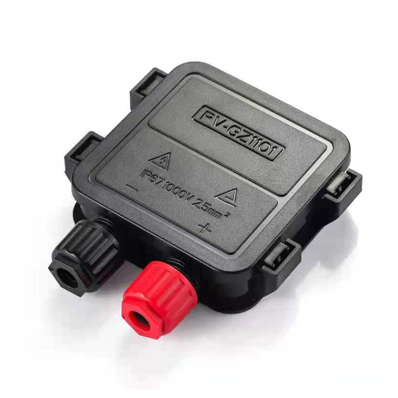 Factory Direct Sales Photovoltaic Panel Junction Box Abs Anti-Uvip67 Waterproof Junction Box Special Solar Cable Box