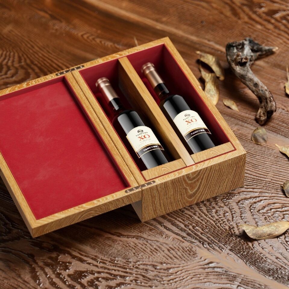 Wooden Red Wine Box, Wooden High-End Wine Box, High-End Wine Box, Gift Box, High-End Wooden Liquor Box