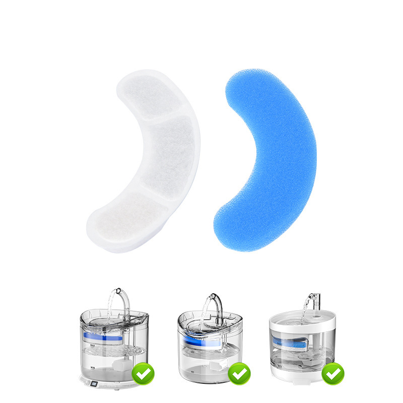Amazon's Best-Selling Pet Water Dispenser Filter Element Cat and Dog Fountain Filter Water Feeder Activated Carbon Filter Cotton Accessories