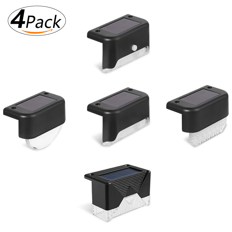 Solar Step Lights, Outdoor Wall Lights, Fence Lights, Waterproof Stair Lights, Courtyard Railing Lights, Solar Step Lights