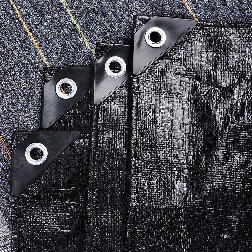Wholesale outdoor sunshade rainproof cloth tarpaulin tarpaulin tarpaulin sunscreen thickened PE plastic agricultural black tarpaulin