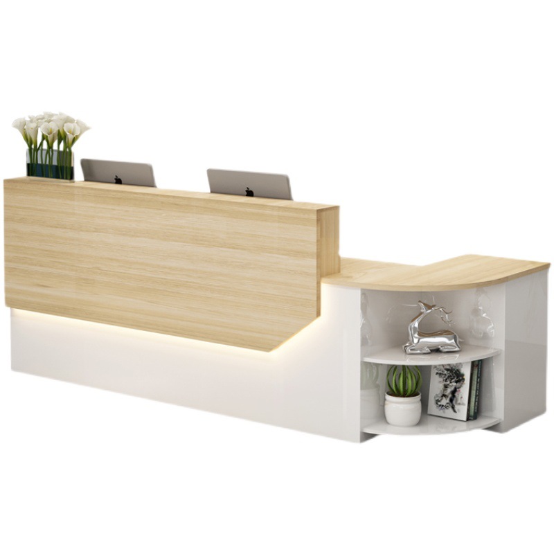 Company Reception Desk Office Desk Kindergarten Education and Training Institution Counter Table Corner Simple Cashier