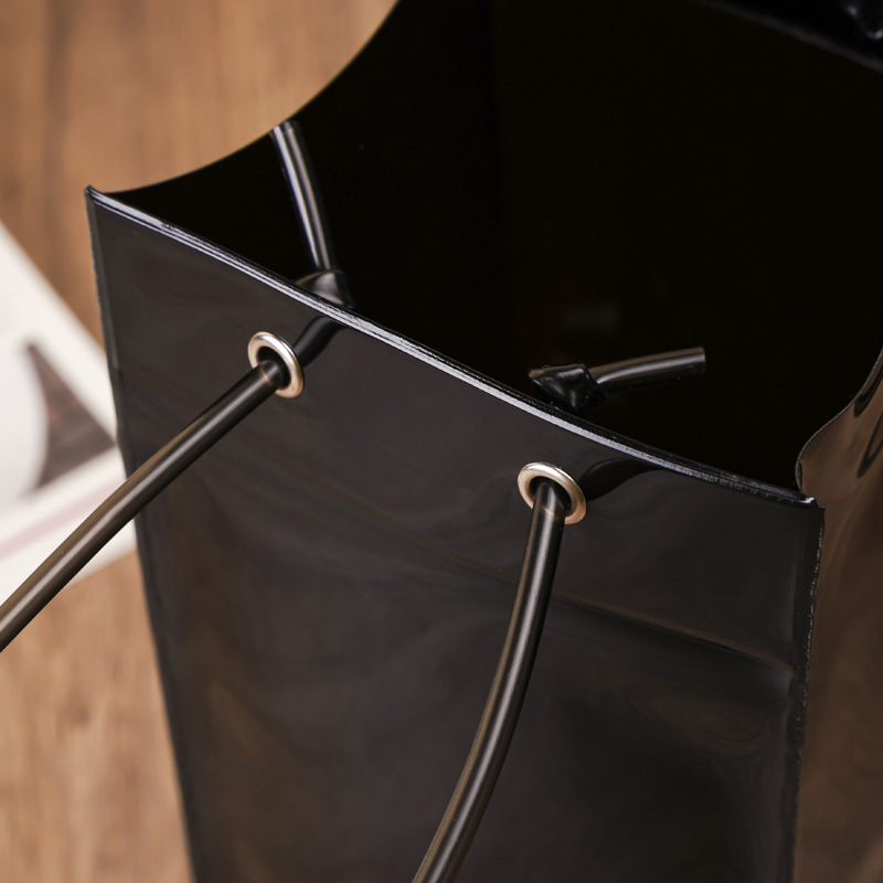 Spot Pvc Leak-Proof Iced Red Wine Tote Bag Wine Packaging Transparent Tote Bag Customizable Gift Bag
