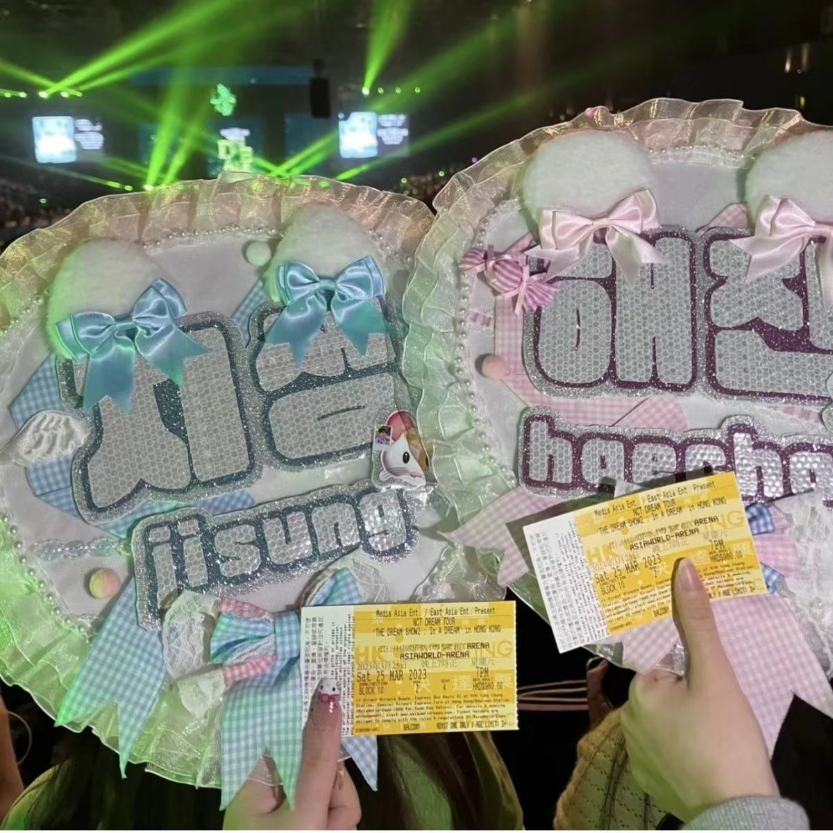 Celebrity Support Fan Advertising Fan Plastic Blank Pure Color Fan J Family Era DIY Including Sealing Bag