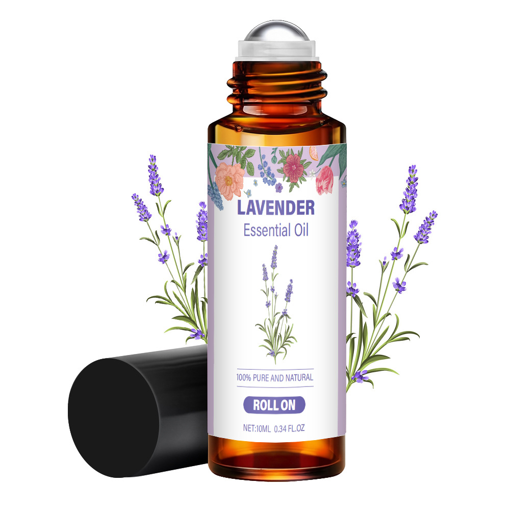 Cross-Border Hot-Selling Roller Ball Essential Oil Combination Portable Deodorant Essential Oil Fire-Free Aromatherapy Fragrance Long-Lasting Source Manufacturer Wholesale