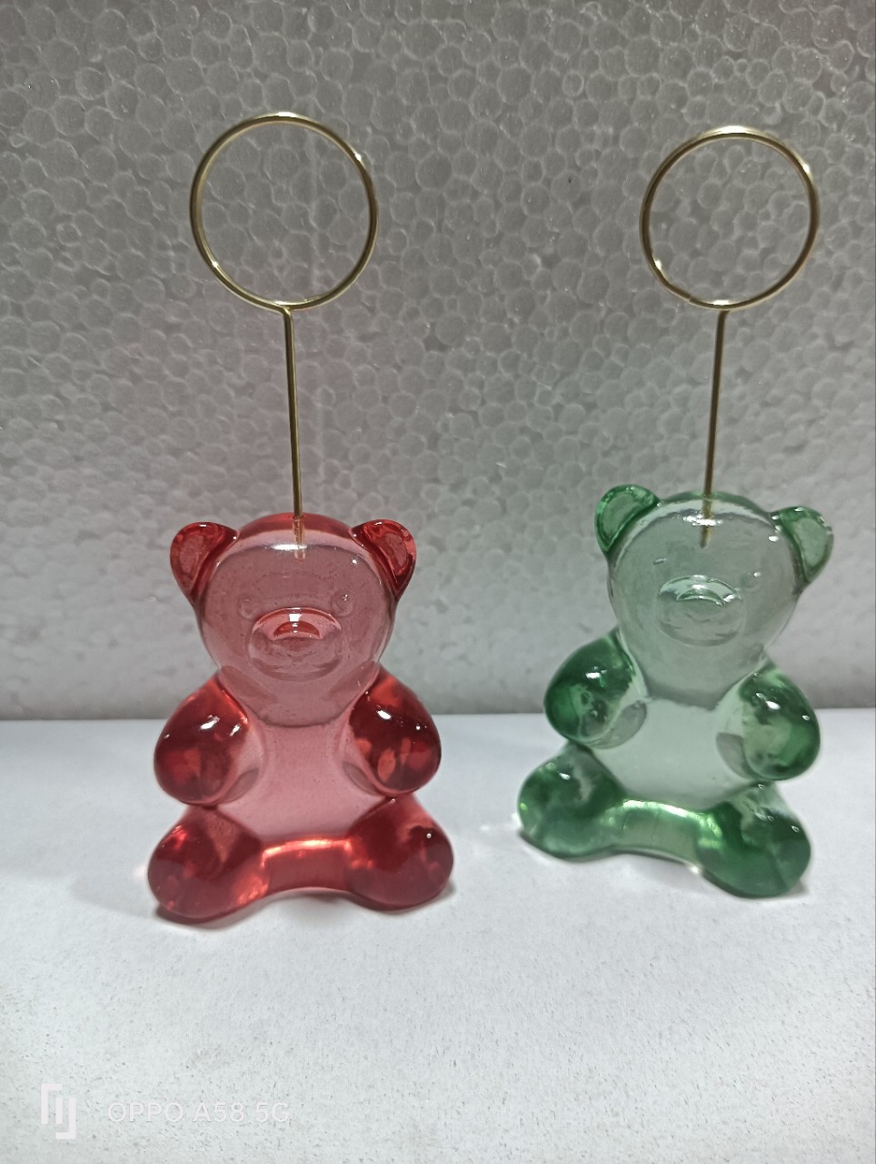 Transparent Resin Crystal Glue Bear