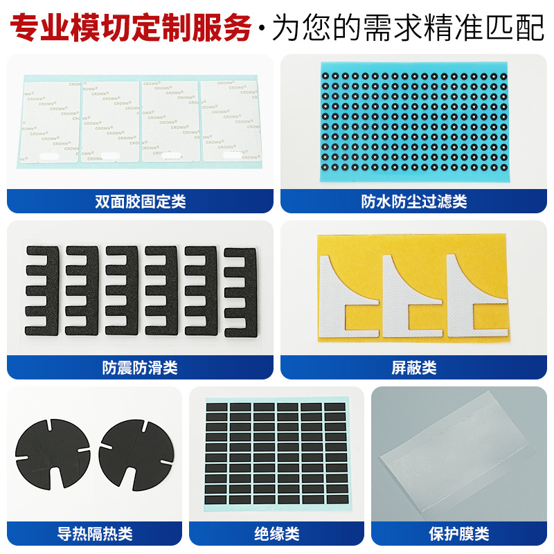 Die-Cut Waterproof Breathable Film High Sensitivity Antibacterial and Moisture-Proof Digital Product Accessories Waterproof and Sound-Permeable Film Breathable Film