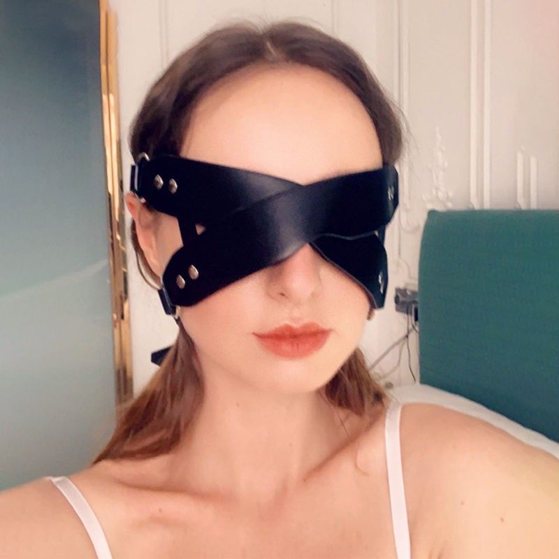 Multifunctional Cross Soft Eye Mask Sunshade Nap Durable Non-Slip Light Luxury