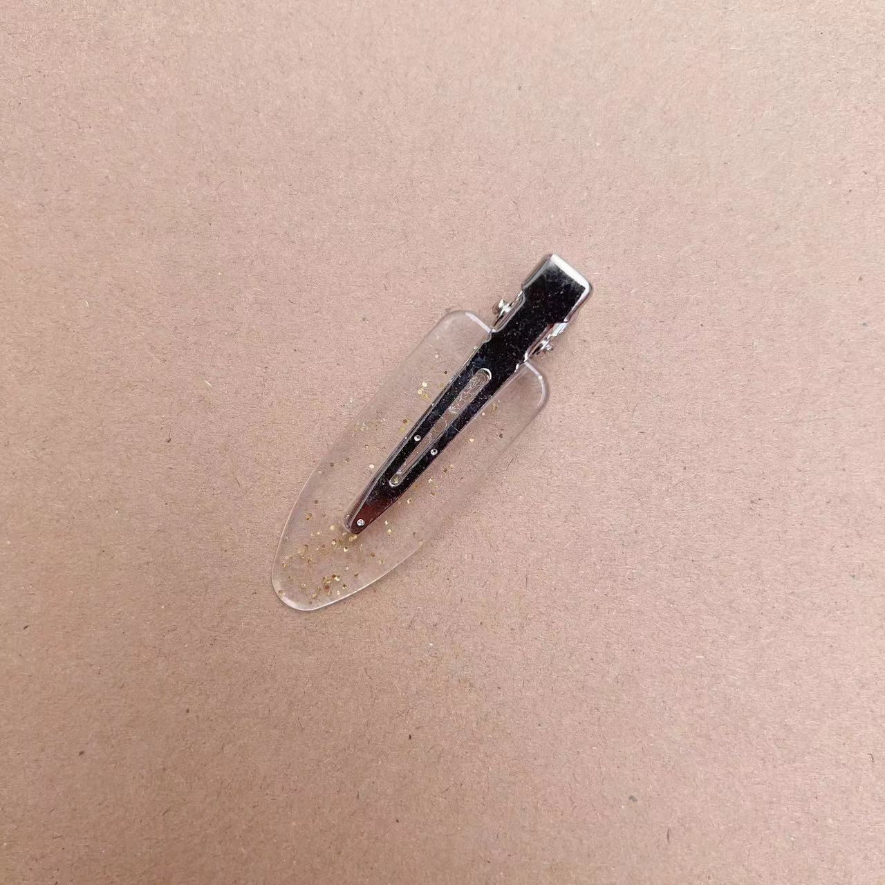 diy jewelry accessories glitter powder seamless clip candy color bangs clip children's hairpin wholesale factory direct sales