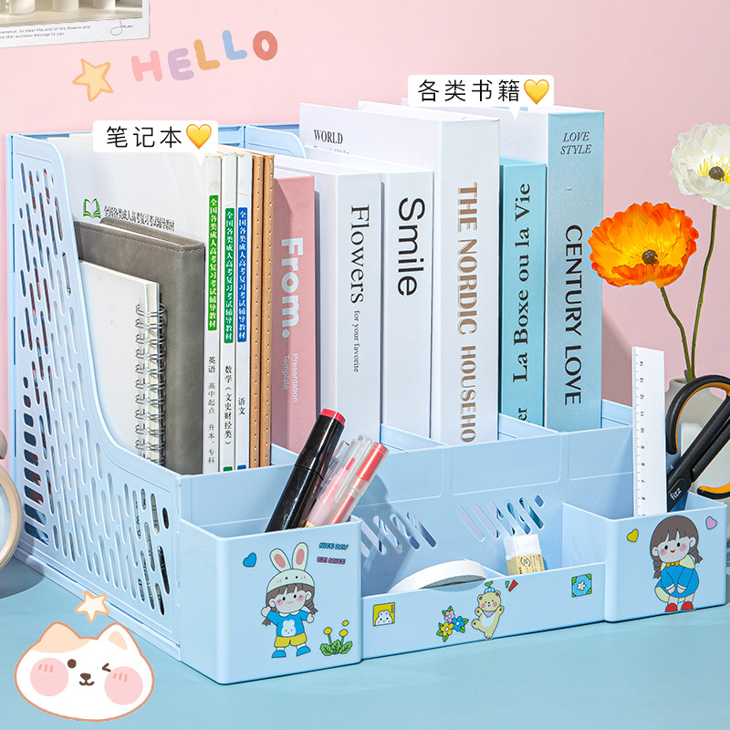 Пластиковый файл-колонка, папка большого объема, цвет Моранди, толстый и ударопрочный органайзер для документов, оптовая продажа