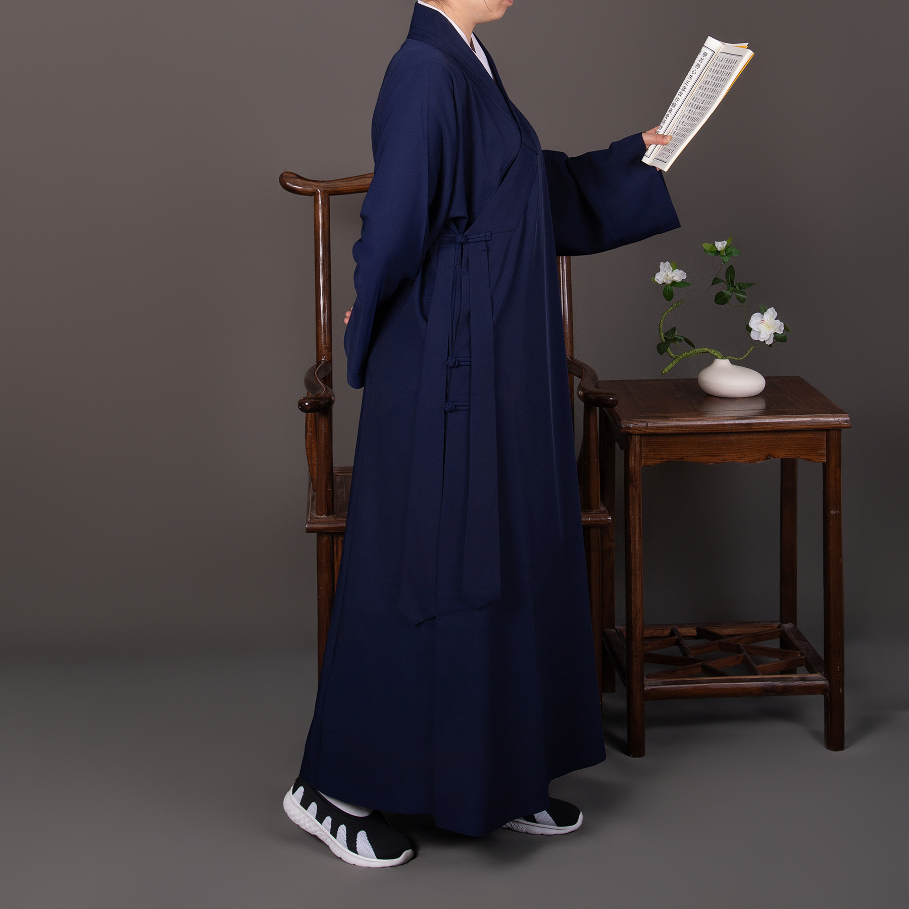 Spring and Autumn Dao Robe Filament Long Jacket Dao Suit Jushi Dao Robe Men's and Women's Dao Robe Suit Factory