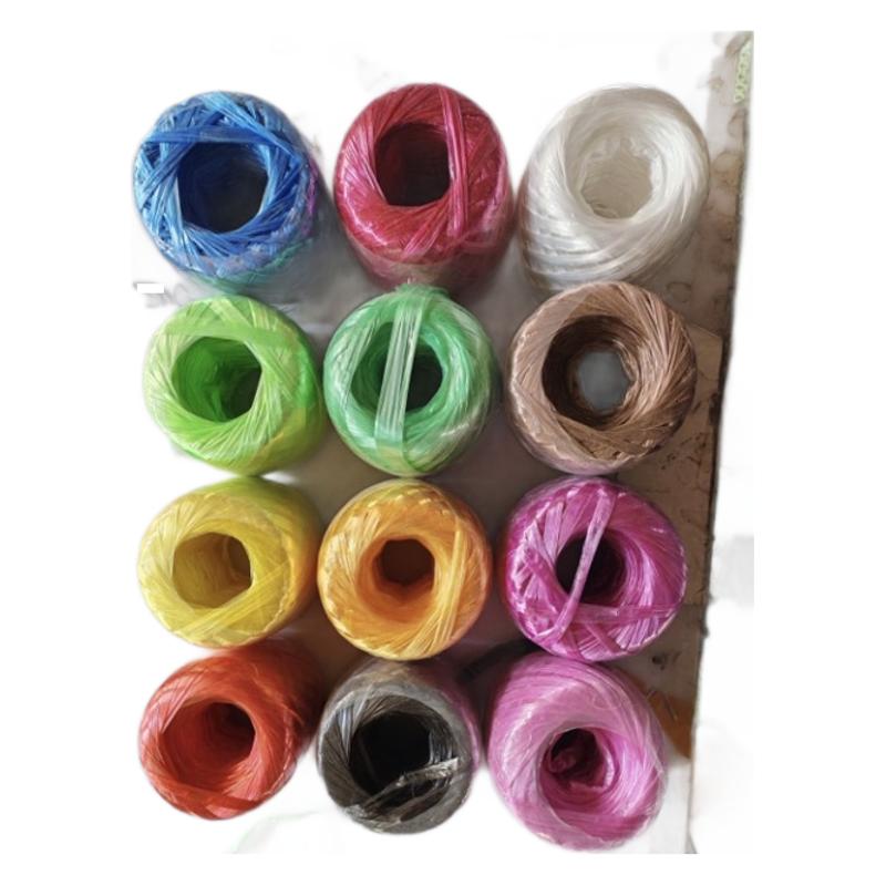 Plastic Rope Tape Vegetable Strap Packing Tear Rope pp Straw Rope Packing New Material Packing Rope Twisting Packing Rope