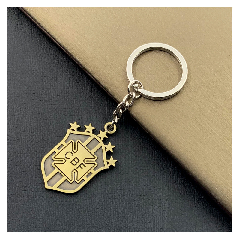 Uwen Barsa Royal Horse Keychain Metal Chelsea Paris Hot Thorn Brazilian Italian Keychain Pendant Jewelry Copper