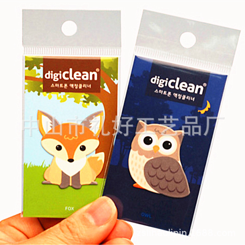 Наклейки для протирания экрана, силиконовые наклейки для мобильного телефона, случайные наклейки, салфетки для очистки очков