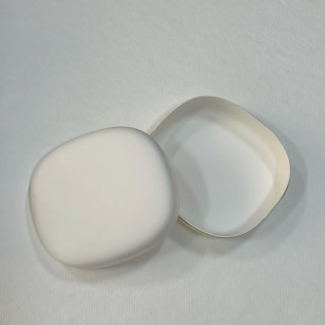 Paper Pulp Molding Environmentally Friendly Boutique Recommended Paper Tray Sugarcane Pulp Biodegradable Anti-Fall Shockproof Packaging White Carton