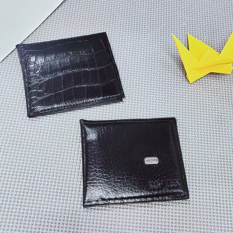 Supermarkets Supply Dollar Store Wallets, Men's Wallets, Buckle-Free Wallets, Lightweight and Portable Credit Card Wallets