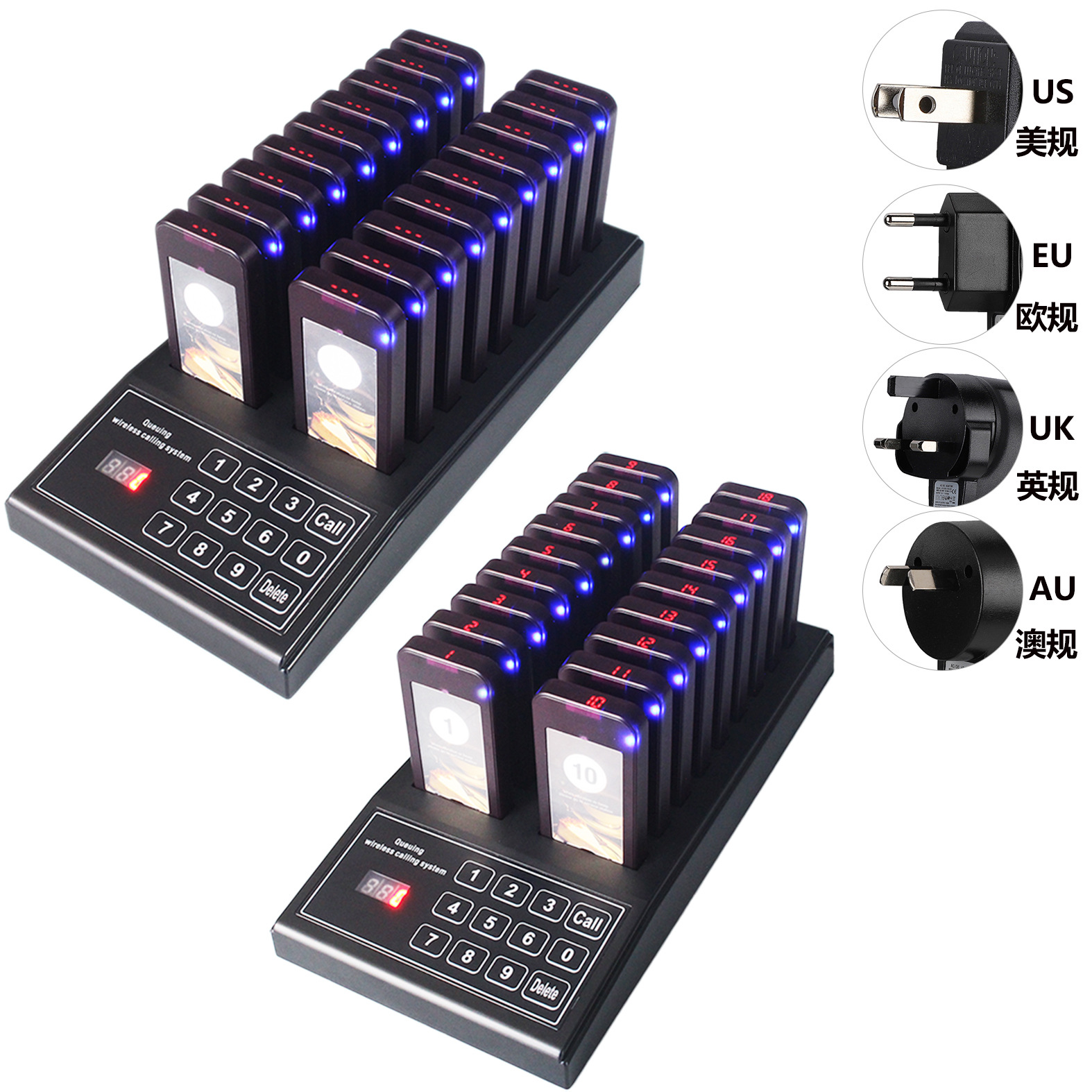 666t Wireless Intelligent Number Changer Caller Queuing Vibrating Meal Taker Foreign Trade Meal Taker Calling System