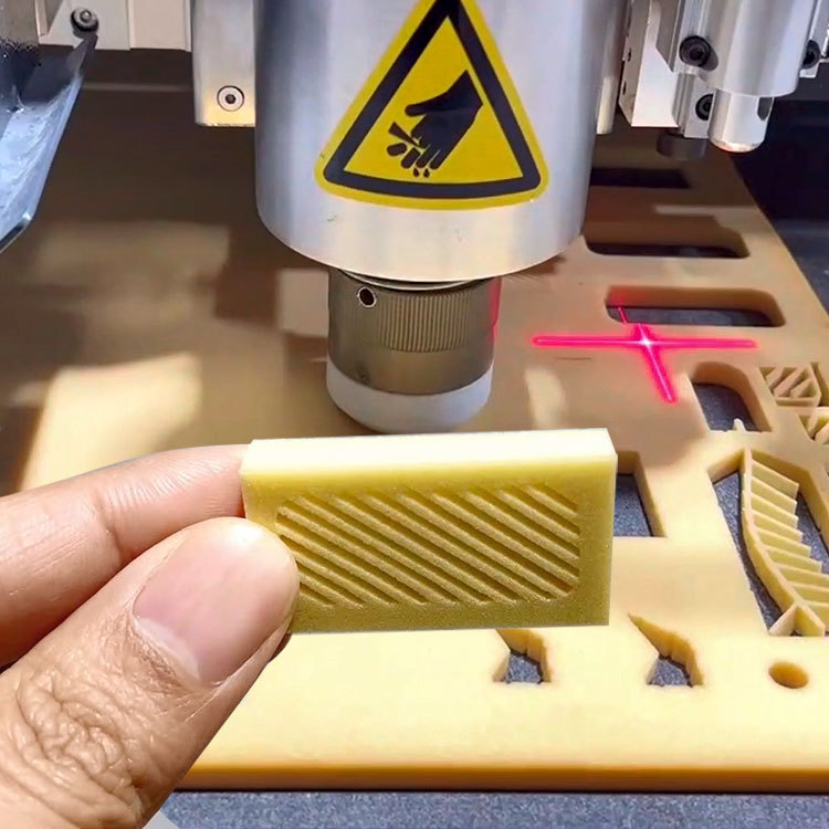 Yitai Vibrating Knife Cutting Machine Silicone Rubber Sponge Foam Sound-Absorbing Board Composite Material Intelligent Cutting Equipment