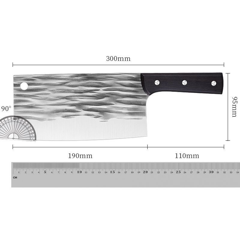 Running rivers and lakes popular forging bone cutting knife kitchen knife household forging and cutting dual-purpose knife meat cutting bone cutting knife bone cutting knife