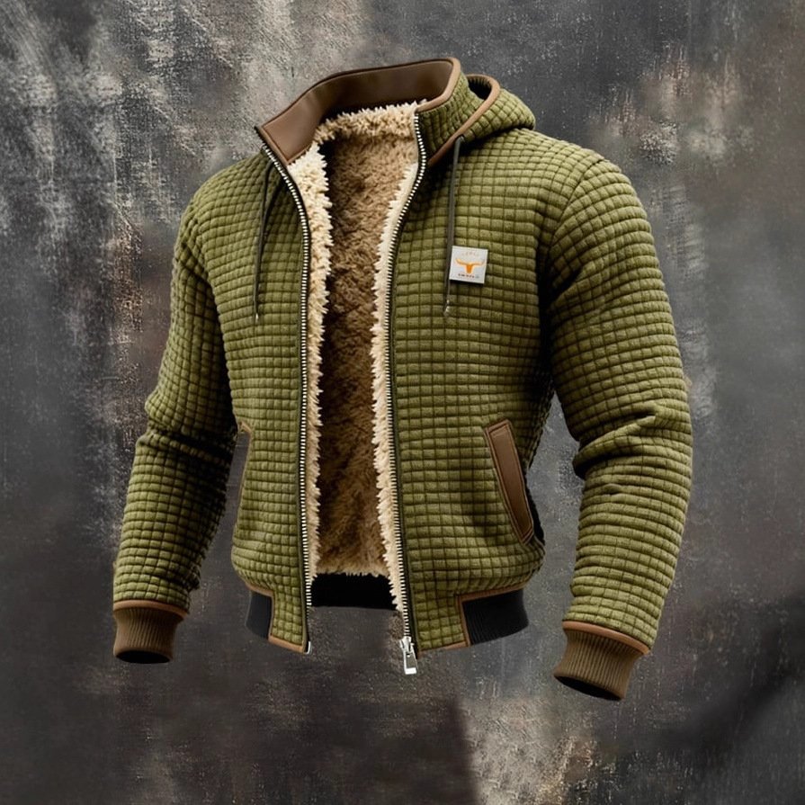 Popular European and American Style, Amazon, Autumn and Winter Velvet Thickened Hooded Jacket