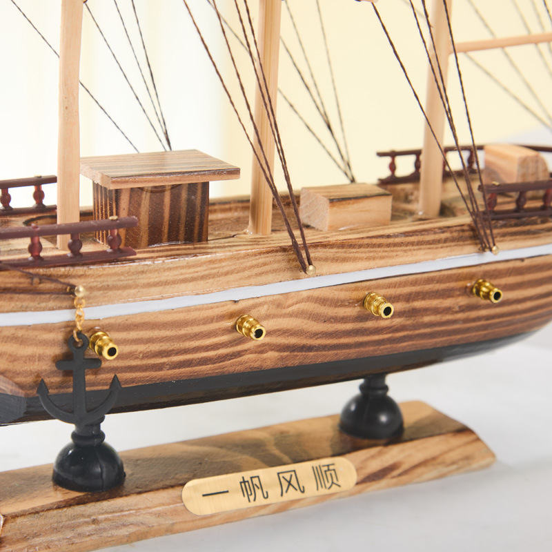 Sailing Model Smooth Sailing Decoration Living Room Home Decorations Wine Cabinet Entrance Bookcase Bookshelf Small Decoration Gift