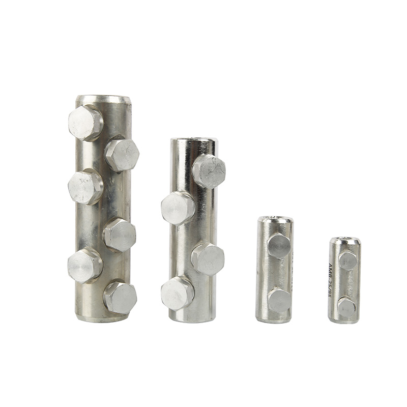 Amb Bolt-Type Splicing Tube Aluminum Alloy Mechanical Terminal Lug 2-4-6 Nut Torque Terminal Connector