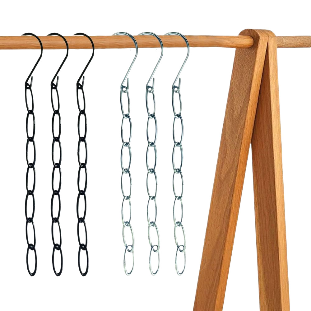 Cross-Border Multifunctional Clothes Hanging Chain Storage Chain Wardrobe Metal Clothes Hanging Chain Balcony Clothes Drying Chain