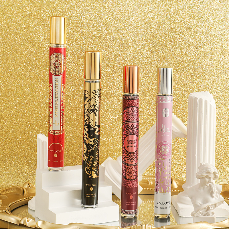 Cross-Border Arabic Style 35ml Test Tube Perfume Perfume Hot Selling Small Test Tube Perfume Foreign Trade Spot Wholesale