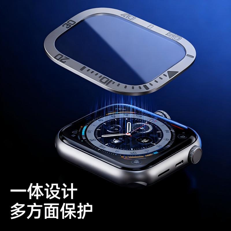 Защитная пленка для Apple Watch Ultra 49mm, оригинальный цвет, HD, высокая прозрачность, защита от падений и царапин