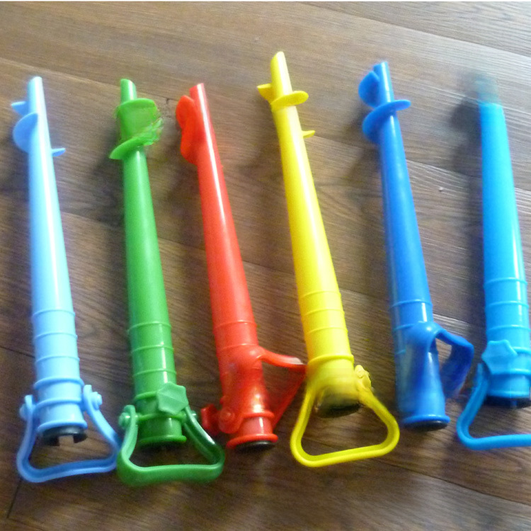 Factory in stock wholesale 45cm beach umbrella sun umbrella umbrella base beach umbrella plastic umbrella base plastic spiral umbrella plug