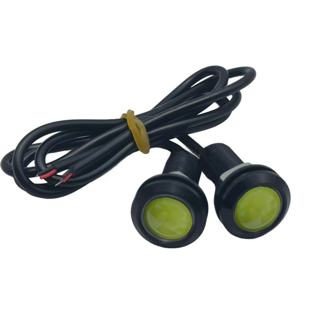 Phnlz Car 23mm Led 6 Lamp Beads Eagle Eye Light High Brightness Lightweight Waterproof Rogue Screw Counterattack Reversing Light