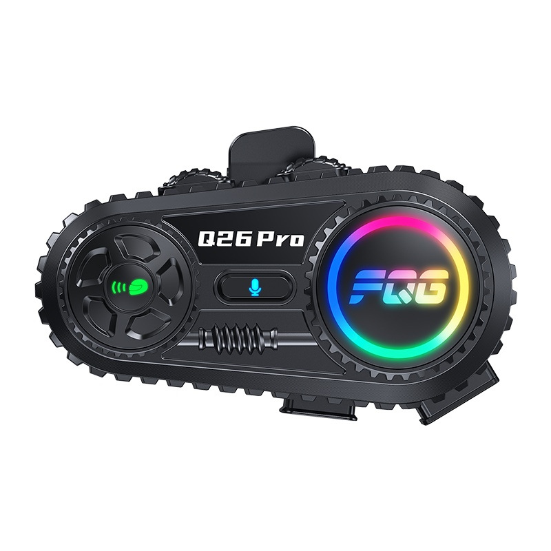 Q26 Pro Helmet Bluetooth Headset Motorcycle Bluetooth with Screen Headset Full Half Helmet Long Battery Life Rider Waterproof