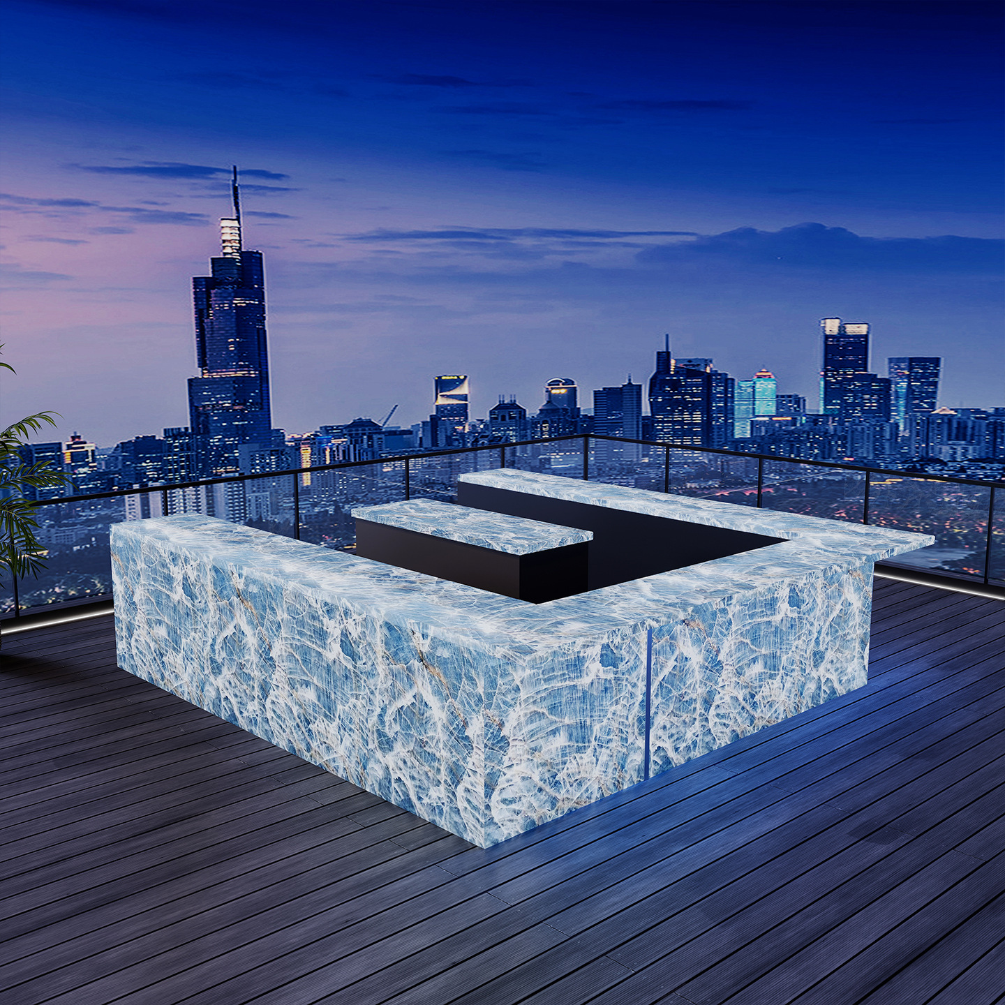 Светящийся барный стол, уличная мебель, натуральный нефрит, креативный бар для коктейлей, мраморный бар для вечеринок