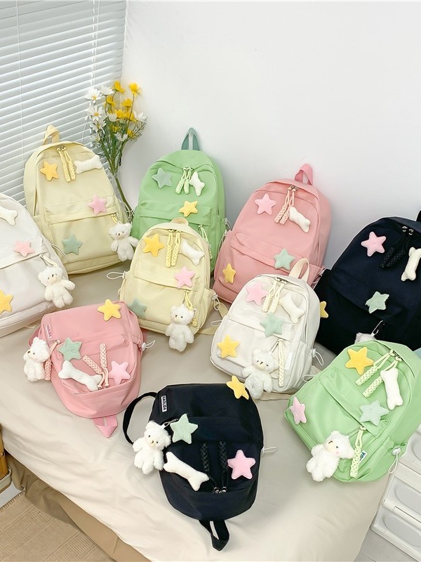 Schoolbags for Girls, Middle School Students, High School Students, Simple College Students, Versatile Girls' Backpacks, Teenagers' Treasure Backpacks