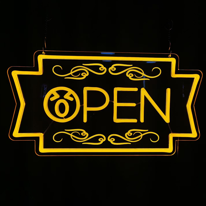 Embossed neon light electric competition room layout birthday party bar decoration atmosphere light