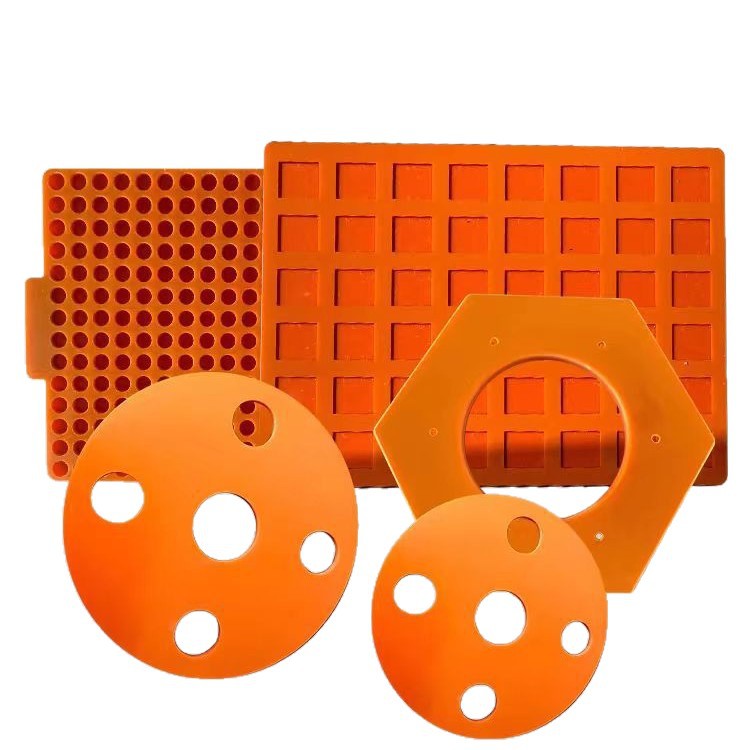 Insulated Bakelite Board Cnc Processing High Temperature Resistant Orange Red Bakelite Board Fixture Clamp Board Zero Cut Engraving