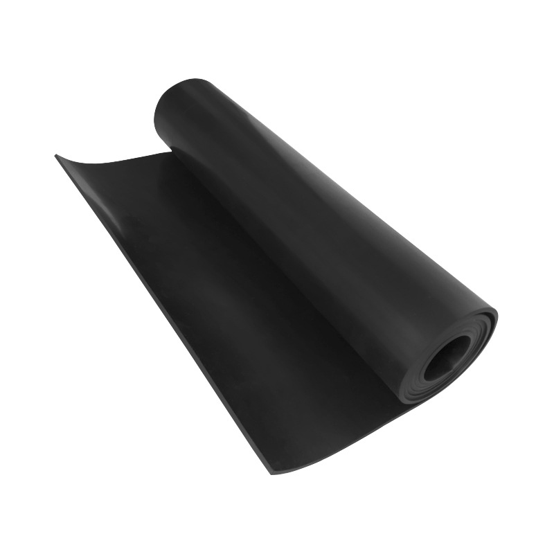 High Temperature Resistant Off-Fire Self-Flame Retardant Rubber Plate Black Neoprene Environmentally Friendly Insulating Rubber Pad V0 Flame Retardant Rubber Plate