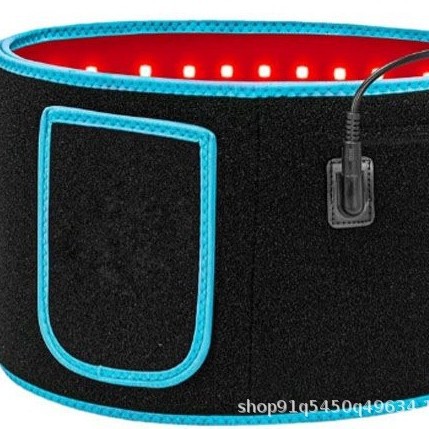 Cross-Border Source Manufacturer 105 Lights Red Light Infrared Physiotherapy Belt Hot Compress Belt Warm Palace Belt Led660850Nm