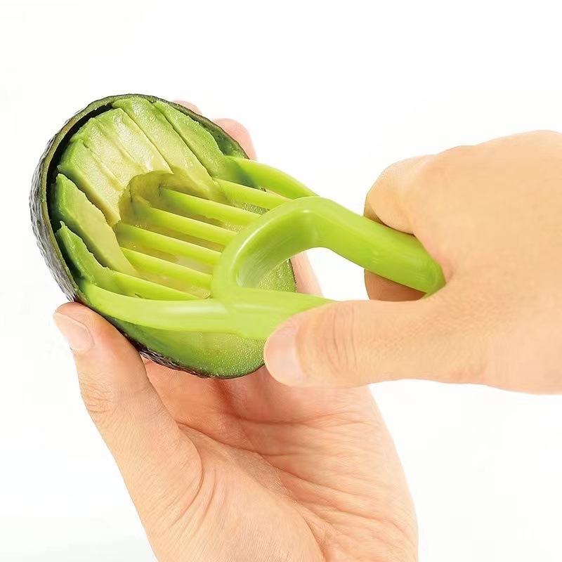 Cross-border 2-in -1 Avocado Slicer Avocado Knife Avocado Knife Household Fruit Cutter Wholesale