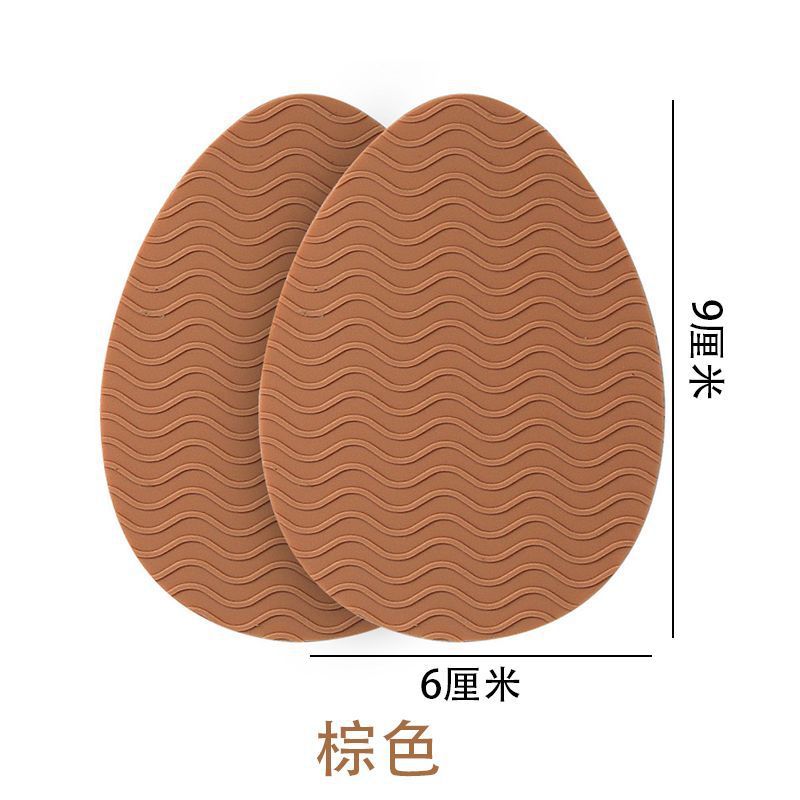 Sole Anti-Slip and Anti-Wear Stickers, Self-Adhesive Silicone Sports Sneakers, Anti-Wear Rubber Stickers, Silent Forefoot Shoes