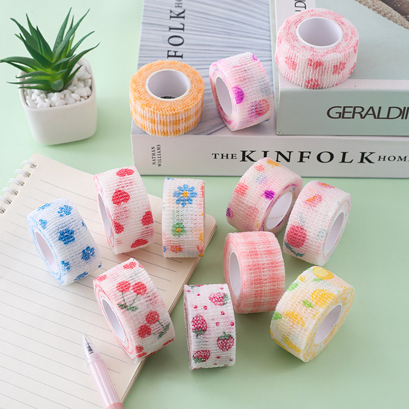 Finger Protection Bandage Wholesale Pet Tattoo Bandage Writing Self-Adhesive Bandage Sports Tape Non-Woven Finger Protection Bandage