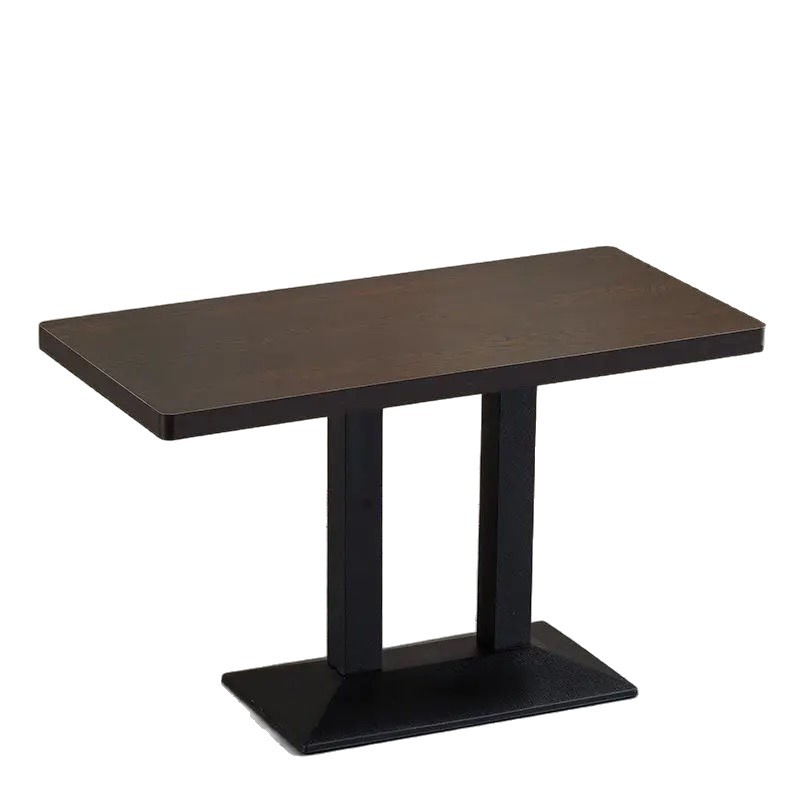 Fast Food Table and Chair Set Combination for Restaurants, Snack Bars, Catering, Commercial Tables, Milk Tea Shops, Slate Small Rectangular Tables